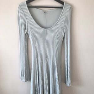 Scoop Neck Sweater Dress